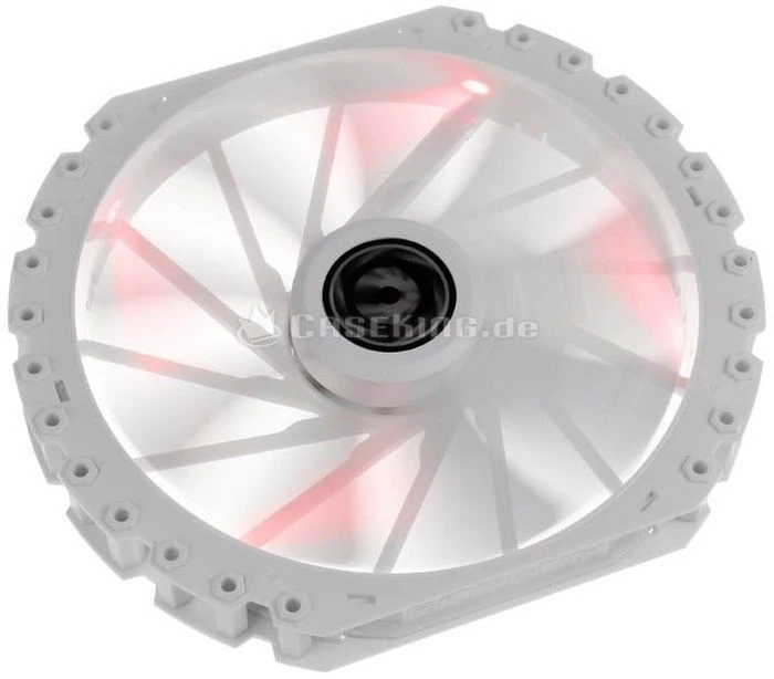 BitFenix Spectre Pro LED weiß/rot, 230mm