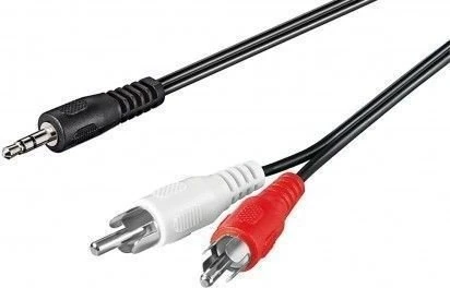 goobay 3.5mm Klinke/Cinch Stereo Audio Kabel 5m