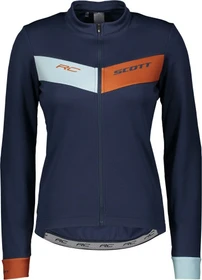 Scott RC Warm Trikot langarm blue nights/brown clay (Damen)