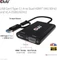 Club 3D USB-C/USB-A 3.0 [Stecker] auf HDMI 4K/30Hz [Buchse], VGA 1080/60Hz [Buchse], M/F Adapter Vorschaubild