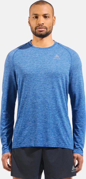 Odlo Essentials Seamless Laufshirt langarm limoges melange (Herren)