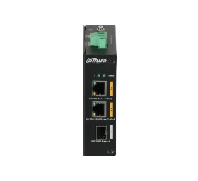 Dahua PFS31 Industrial Railmount Gigabit Switch, 2x RJ-45, 1x SFP, 60W PoE++ (PFS3103-1GT1ET-60)