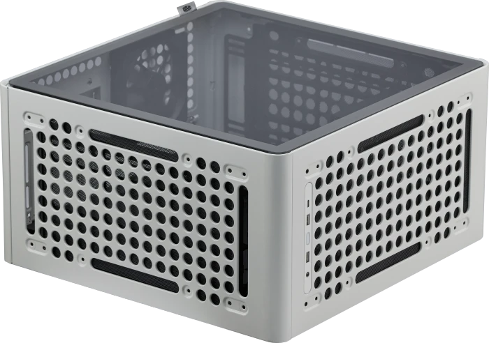 Cooler Master Qube 540 Moonstone, grau, Glasfenster