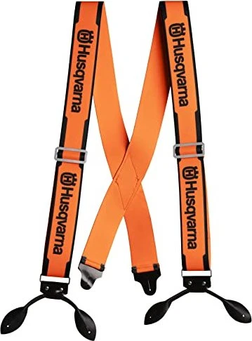 Husqvarna Lederschlaufen Hosenträger