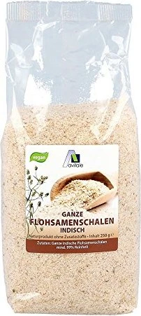 Ganze Flohsamenschalen Pulver, 250g