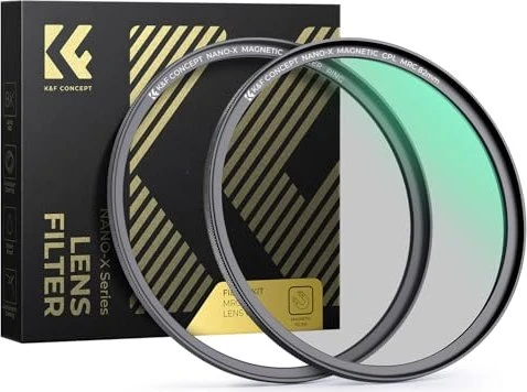 K&F Concept Nano-X Magnetischer CPL Filter Set inkl. Adapterring 49mm