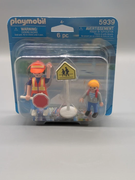 playmobil City Life Duo Pack Verkehrshelfer und Schulkind