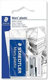 Staedtler Radierer Mars plastic inkl. Anspitzer, weiß
