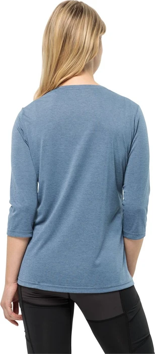 Jack Wolfskin Crosstrail Funktionsshirt 3/4 elemental blue (Damen)