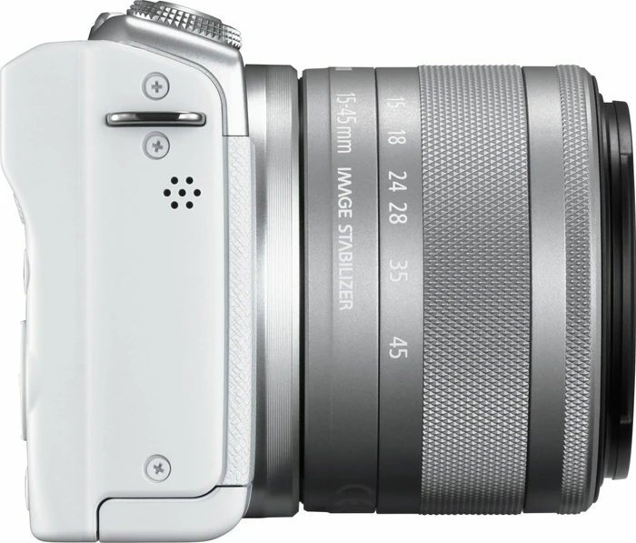 Canon EOS M200 weiß mit Objektiv EF-M 15-45mm 3.5-6.3 IS STM