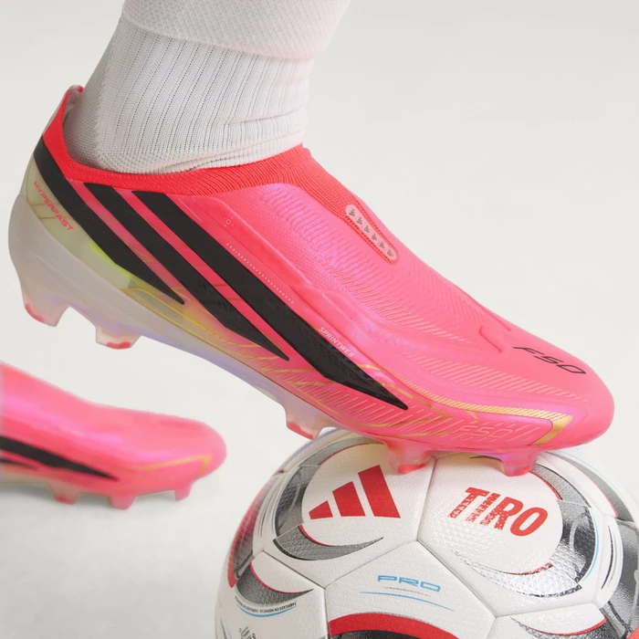 adidas F50 Hyperfast Elite Laceless FG solar turbo/core black/gold metallic