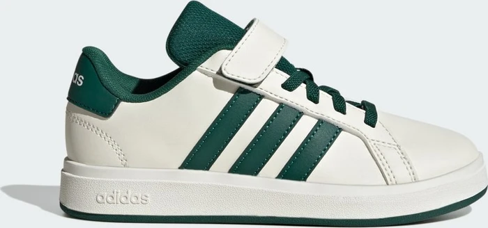 adidas Grand Court 2.0 off white/collegiate green/core black (Junior)