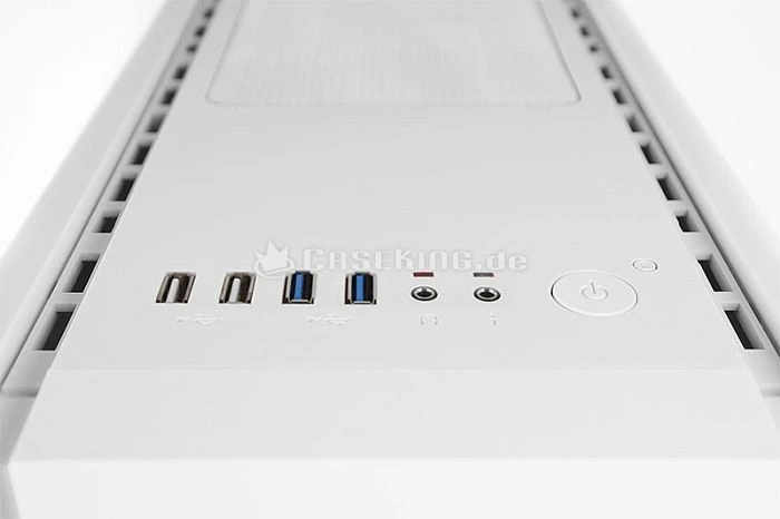 BitFenix Shinobi Core USB 3.0 weiß, Acrylfenster, schallgedämmt