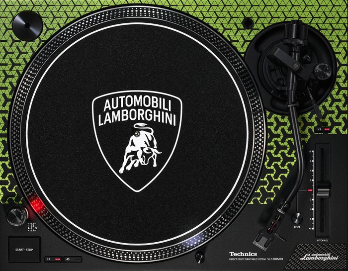 Technics SL-1200M7B Special Edition Lamborghini grün