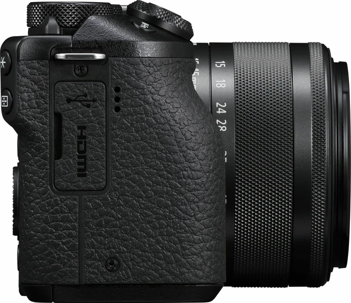 Canon EOS M6 Mark II mit Objektiv EF-M 15-45mm 3.5-6.3 IS STM