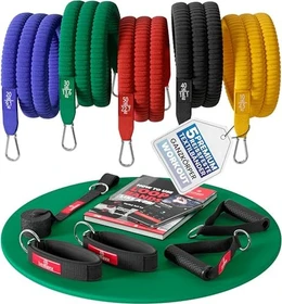 bemaxx Fitness Textil Widerstandsband Set