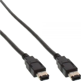 InLine FireWire IEEE-1394 Kabel, 6-Pin [Stecker] auf 6-Pin [Stecker], schwarz, 10m