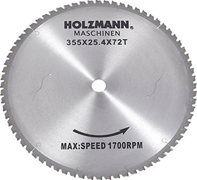 Holzmann MKS355SB Kreissägeblatt 72Z, 355x2.5x25.4mm, 1 Stück