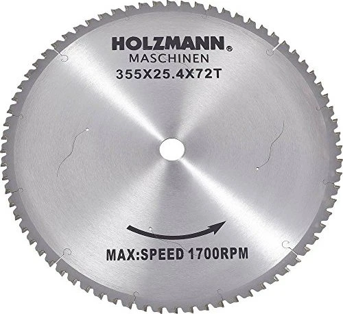 Holzmann MKS355SB Kreissägeblatt 72Z, 355x2.5x25.4mm, 1 Stück