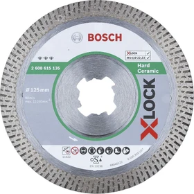 Bosch Professional X-LOCK Best for Hard Ceramic Diamanttrennscheibe, 125x1.6x22.23mm, 1 Stück