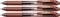 Pentel EnerGel X BL107 0.7mm/0.35mm Gelroller braun/transparent, 3er-Pack Vorschaubild