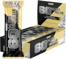 Weider 60% Protein Bar Vanilla Caramel 1.08kg (24x 45g)