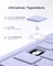 Inateck Superleicht Tastatur Hülle für iPad Air 6 11"/iPad Air 5/iPad 10/iPad Pro 11", violett, DE Vorschaubild
