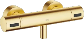Dornbracht Brause-Thermostat für Wandmontage messing gebürstet