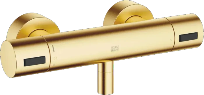 Dornbracht Brause-Thermostat für Wandmontage messing gebürstet