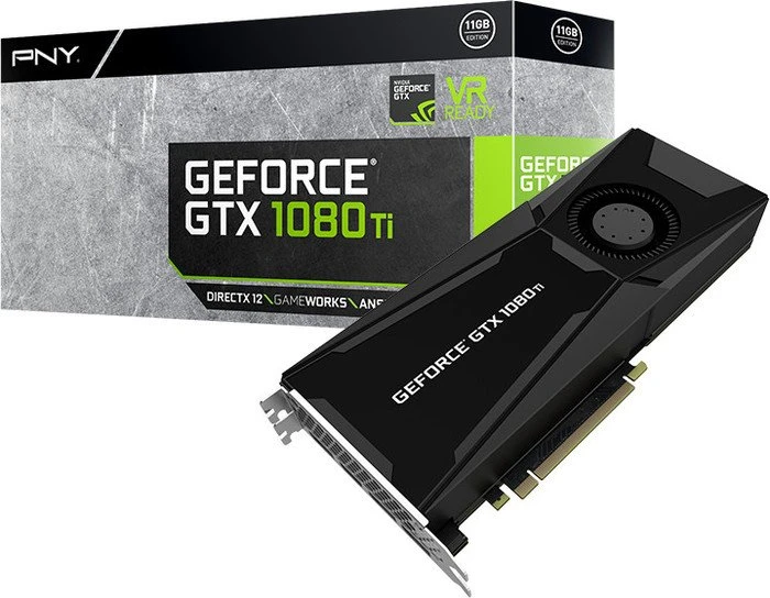 PNY GeForce GTX 1080 Ti Blower, 11GB GDDR5X, HDMI, 3x DP