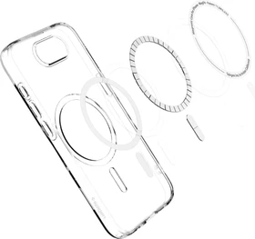 Spigen Liquid Crystal (MagFit) für Apple iPhone 16e clear white
