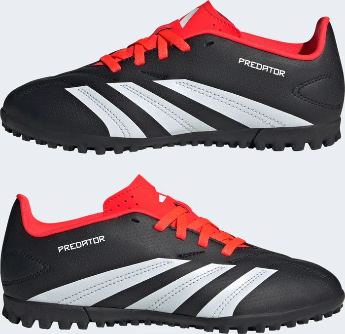 adidas Predator Club TF core black/cloud white/solar red (Junior)