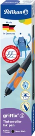 Pelikan griffix 3 Tintenroller (Patrone) neon black, Rechtshänder, Faltschachtel