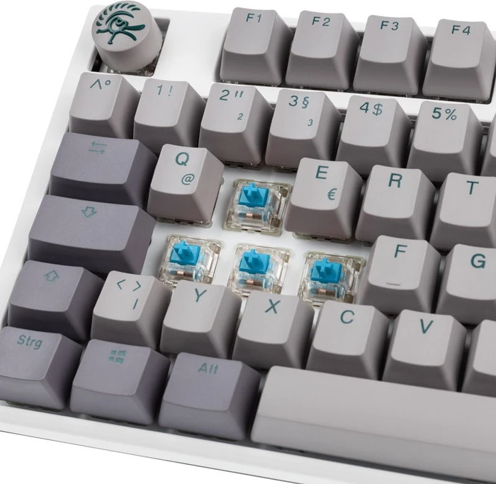 Ducky One 3 Mist Grey PBT, LEDs RGB, MX RGB BLUE, USB, DE