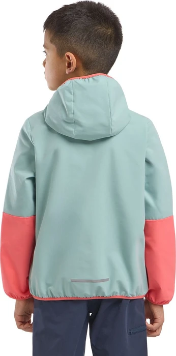 Jack Wolfskin Turbulence Hooded Funktionsjacke sunset coral (Junior)