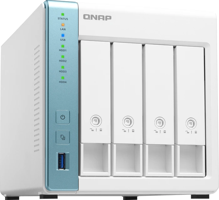 QNAP Turbo Station TS-431K 8TB, 1GB RAM, 2x RJ-45 1000Base-T, 3x USB-A 3.0