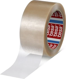 tesa tesafilm 4124 PVC Klebeband transparent, 38mm/66m, 1 Stück