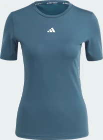 adidas Techfit Training Funktionsshirt kurzarm arctic night/white (Damen)
