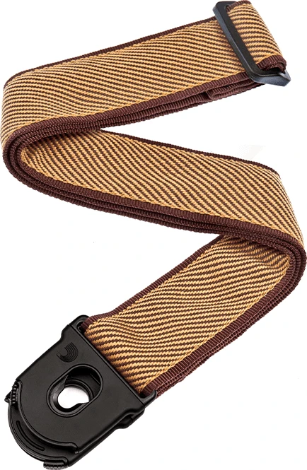 D'Addario Planet Lock Guitar Strap Tweed