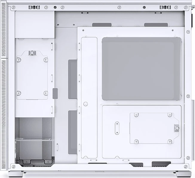 Jonsbo D41 White, weiß, Glasfenster