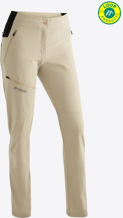 Maier Sports Latit Slim Vario Hose lang brown rice (Damen)