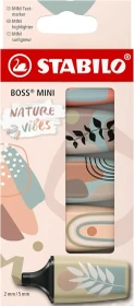 STABILO Boss Mini Naturevibes sortiert, 5er-Pack