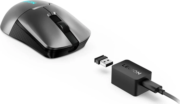 Lenovo Legion M600s Wireless Gaming Mouse, Storm Grey, USB/Bluetooth