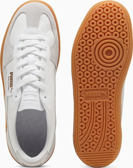 Puma Palermo Leather puma white/glacial gray/gum