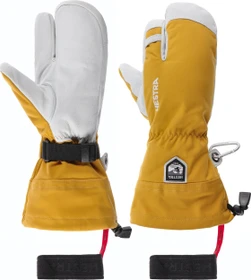Hestra Army Leather Heli Skihandschuhe mustard