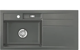 systemceram Bela 100 Einbau Becken links lava