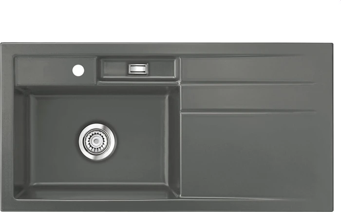 systemceram Bela 100 Einbau Becken links lava