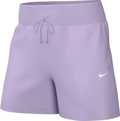 Nike Sportswear Phoenix Fleece Hose kurz violet mist/sail (Damen)