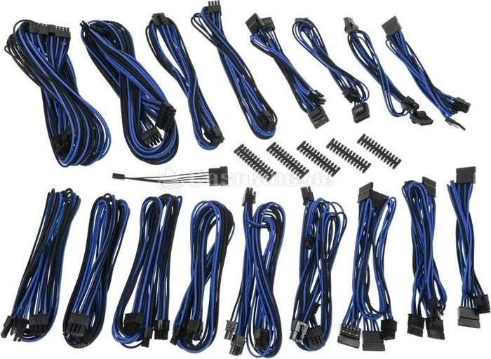 BitFenix Alchemy 2.0 CSR-Series Kabel Kit für Netzteile, schwarz/blau
