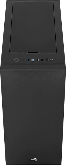 AeroCool Flo, schwarz, Glasfenster